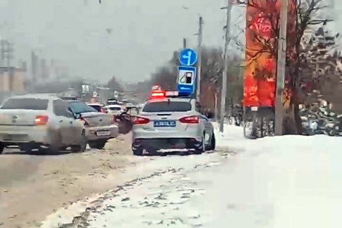 В Таганроге на Николаевском шоссе произошло массовое ДТП