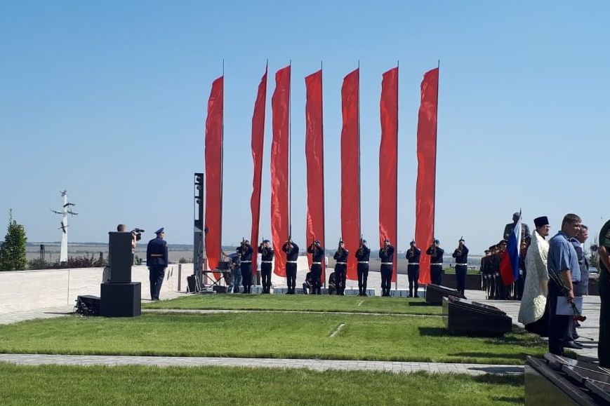 На «Самбекских высотах» захоронены останки бойцов Красной армии