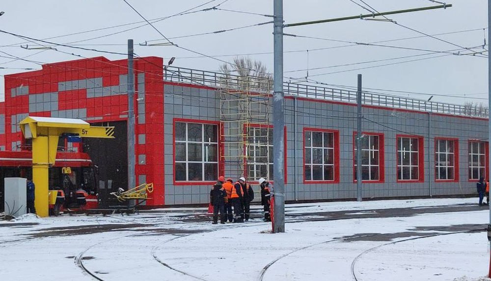 Завершается реконструкция трамвайного депо Таганрога
