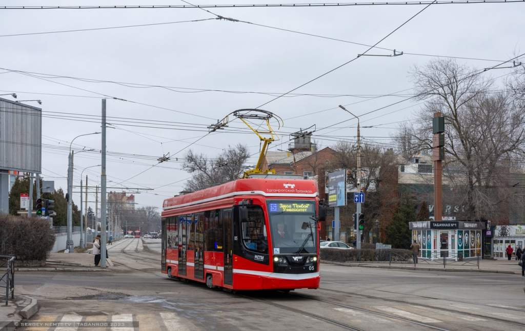 В понедельник трамваи в Таганроге изменят маршруты