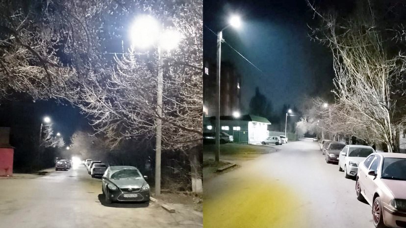 На улице Зои Космодемьянской установлено дополнительное освещение