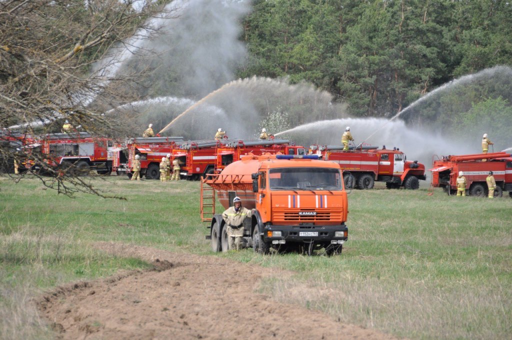 Пожарно-тактические учения прошли во всех муниципалитетах Дона
